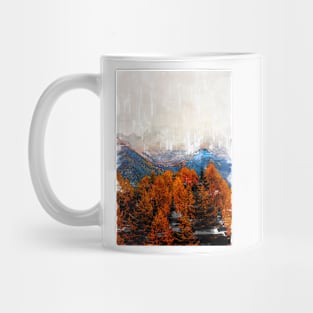 Scenic Autumn Vibe From The Zillertal Alps In Italy Mug